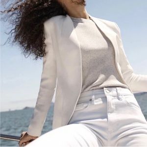 Banana Republic White Blazer